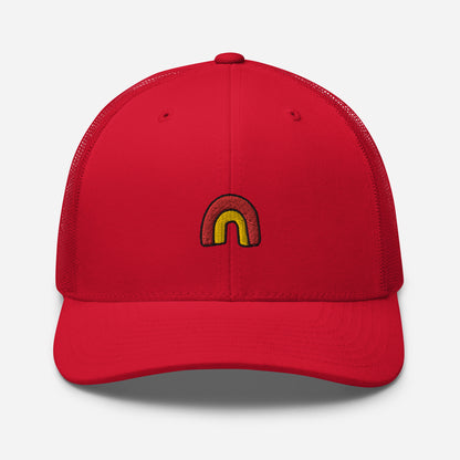 Mesh Cap with Rainbow Symbol